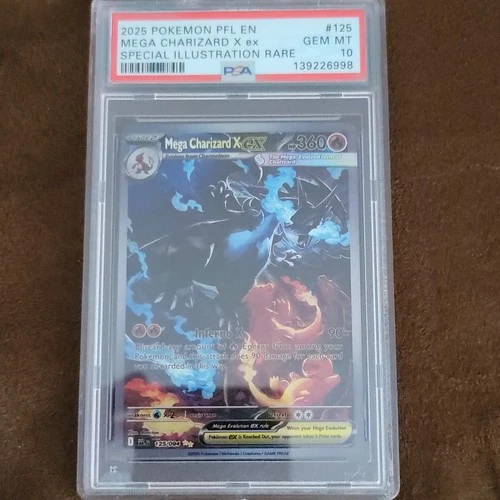 Mega Charizard X ex Special Illustration Rare Holo 125/094 PSA 10 English