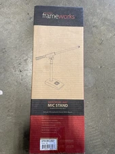 Gator Frameworks Short Weighted Base Microphone Stand Base, Black 