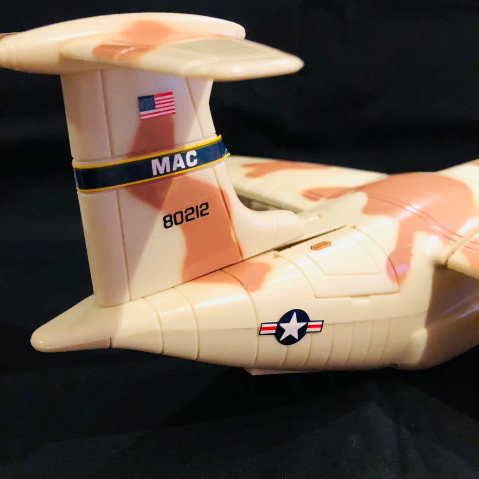 VTG 1989 Funrise Micro Machines MAC 80212 USAF Cargo Plane Desert Camo HTF - Image 4 of 4