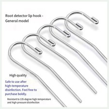10x Gancho Labial Herramientas Instrumento de Medición de Canal Dental Accesorio Localizador Endo Apex