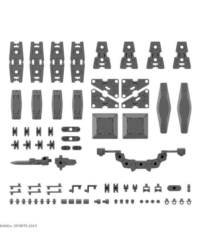 30MM 1/144 Option Parts Set 19 (Multi Shield) - Bandai Gunpla Model Kit