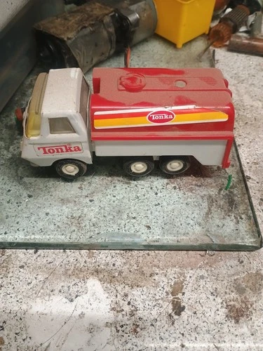 Vintage Tonka Fire Engine Truck 1960s Pressed Steel Toy 6” Metal Pumper 55250