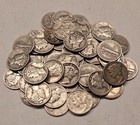 Roll Of 50 1940-1945 Silver Mercury Dimes 10C 90% Silver $5 Face Value Lot2 — photo 5