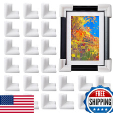 24 Pcs Thickened Foam Corner Protectors for TV,Picture,and Mirror Frames,moving