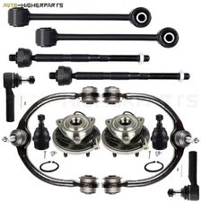 12x Front Control Arm Tie Rod End Sway Bar For 2005-2010 Jeep Grand Cherokee