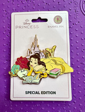 PALM Disney Princess Belle Beauty & The Beast Head in the Clouds pin LE 250