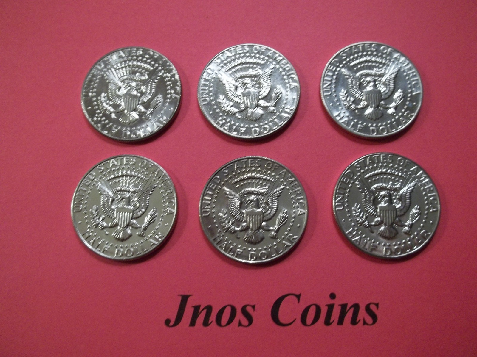 Lot of 6 Kennedy Half Dollar P/D Mint Roll Set 2012-2014 P & D FREE S ...