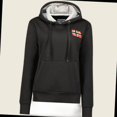 Genifer Sweat femme à capuche Geographical Norway noir M Geographical Norway - Photo 1/3