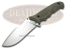 Boker Arbolito Buffalo Soul 42 Fixed Blade Knife Rough Green Micarta 02BA316M