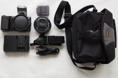 Spiegelreflexkamera Sony NEX-5 HD AVCHD 14,2 MP  Kamera Set.