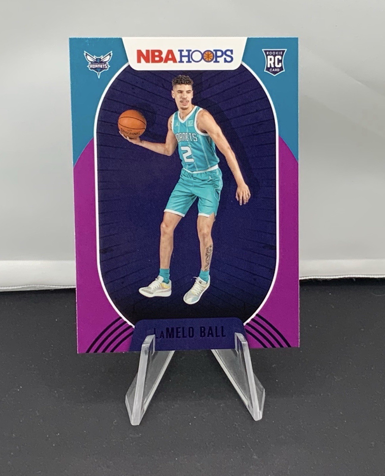 2020 Lamelo Ball NBA Hoops Purple Rookie