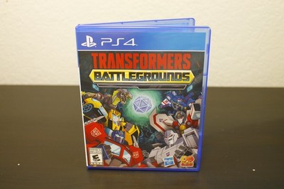 PS4 Transformers Battlegrounds Game CIB Mint Disc Outright Games Clean Tested