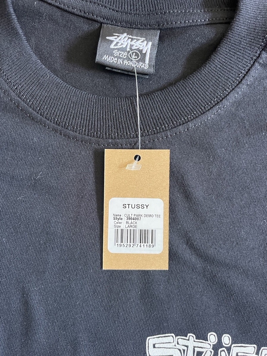 Stussy Cult Park Demo Tshirt Black L NWT Seoul Korea | eBay