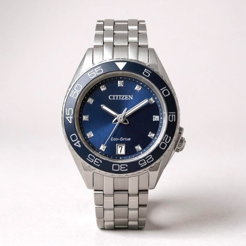 Citizen Eco-Drive Carson, Blue Stainless Women's Quartz Watch - FE6160-57L