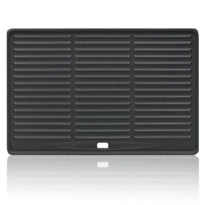 BBQ-Toro Gusseisen Grillplatte 41,5 x 27,5 cm | Wendeplatte, emailliert