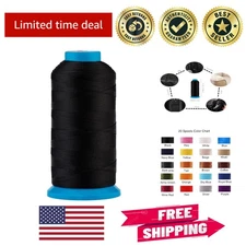 100% Nylon Heavy Duty Thread - 730 Yards for Upholstery & Leather Projects