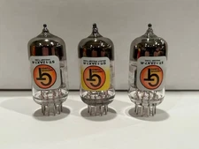Groovetube 12AX7R ECC83 Lot of 3 Russian Made Vacuum Tubes Used & Tested