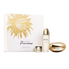 Clarins Precious Exceptional Skin Care Gift Set Trio Creme Lotion Yeux 3pcs NEW