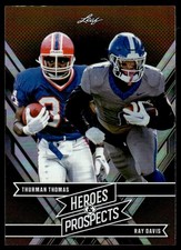 Thurman Thomas / Ray Davis 2024 Leaf Heroes & Prospects #264 Bills Football Card