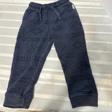 Oshkosh B  gosh Blue Geometric Cuffed Sweatpants Baby Size 24 Months