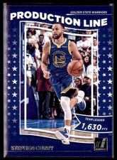 2022-23 Panini Donruss Basketball Production Line Stephen Curry Warriors 2