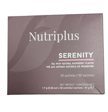 Farmasi Nutriplus Serenity Tea W/ Natural Raspberry Flavor 30 Sticks/Packets.FS