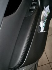 Cubierta de cuero para panel de reposabrazos de puerta interior de 4 piezas para Nissan X-Trail Rogue 2014-2018