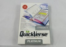 Boxed QuickVerse Mobile Bible Study Software for Pocket PC/Palm Platinum V4.0