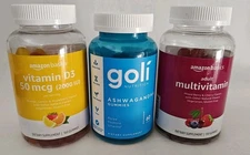 Goli Amazon Vitamin Gummies NEW SEALED Vitamin D ashwagandha Multi-vitamin adult