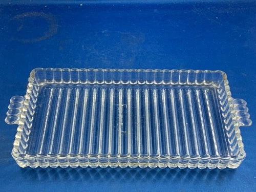 Hazel Atlas Depression Glass Lunch Snack Tray (S)