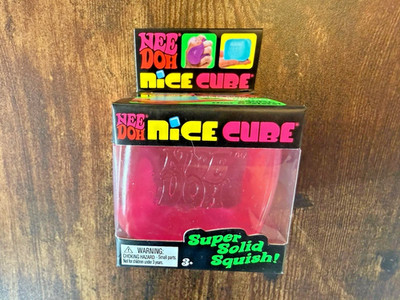 NeeDoh NICE CUBE (PINK) - Super Solid Squish! - SEALED / BRAND NEW 