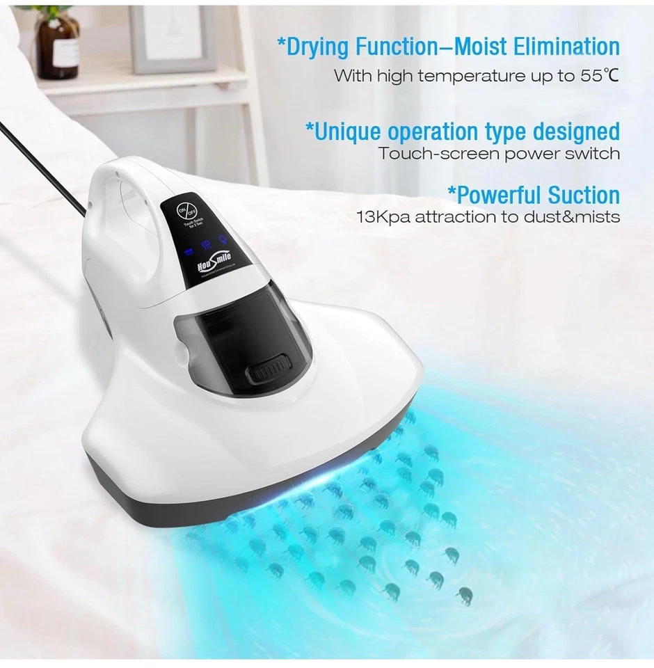 HouSmile UV Anti-Dustmite Heated Mattress Bed Vacuum Cleaner - Image 2 of 4