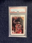 NBA Hoops 1991-92 Michael Jordan #30 PSA 7 Chicago Bulls Basketball Card