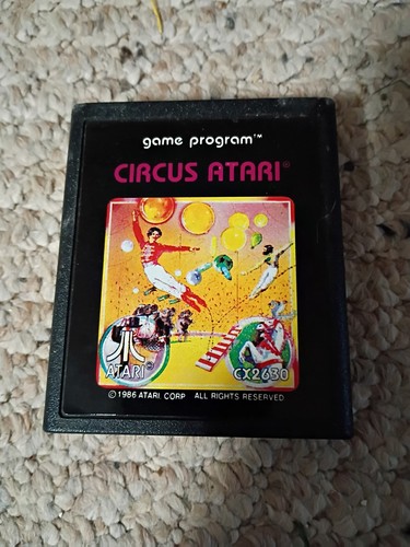 Circus Atari Authentic, Tested - Atari 2600 Free Shipping!