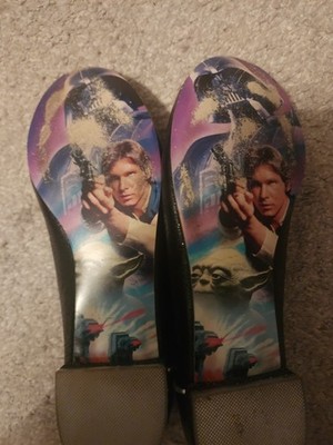 Irregular Choice Star Wars Darth Vader Women s Black Slip-On Flats US 5