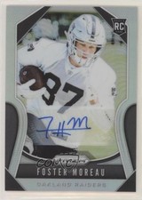 2019 Panini Prizm Rookies Silver Prizm Auto Foster Moreau #372 Auto 7i2