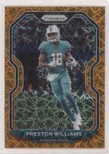 2020 Panini Prizm Lazer Prizm Preston Williams #11 uk2