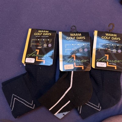 Lanner Golf Socken Herren 4 Paar 46-47 Größe Neu Unbenutzt