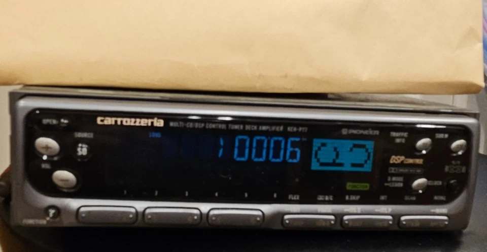 PIONEER CARROZZERIA KEH-P77 Car Stereo Cassette Japan Version KEH-P8200 Tested - Image 3 of 4