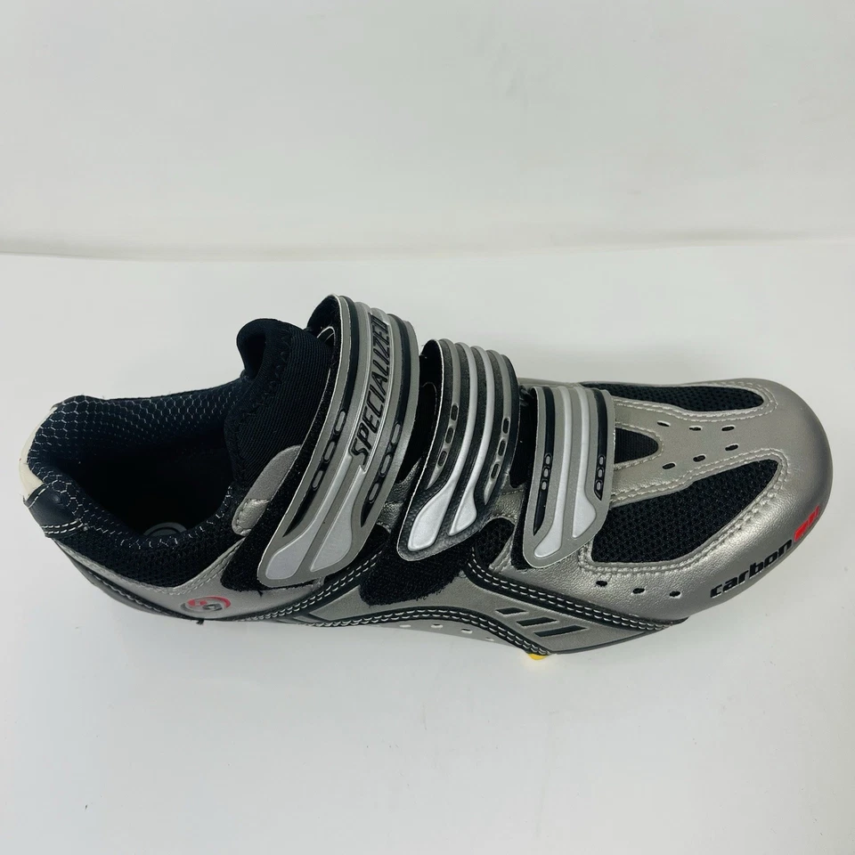Zapatos de bicicleta Specialized BG Body Geometry Carbon Fact talla EU 41 US 8 plateados Foto 4 de 4