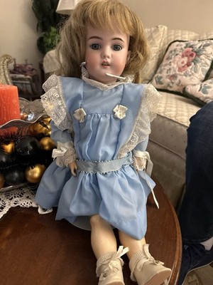 Antique Simon & Halbig Bisque 21  Doll 1079 DEP Germany Eyes Open And Close