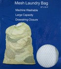 Extra large Clothes Wash Laundry Mesh Net Wash Bag Drawstring Neck 22"X34.4"