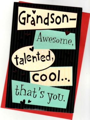 FORGET ME NOT Grandson Awesome Talented cool.... that's you.