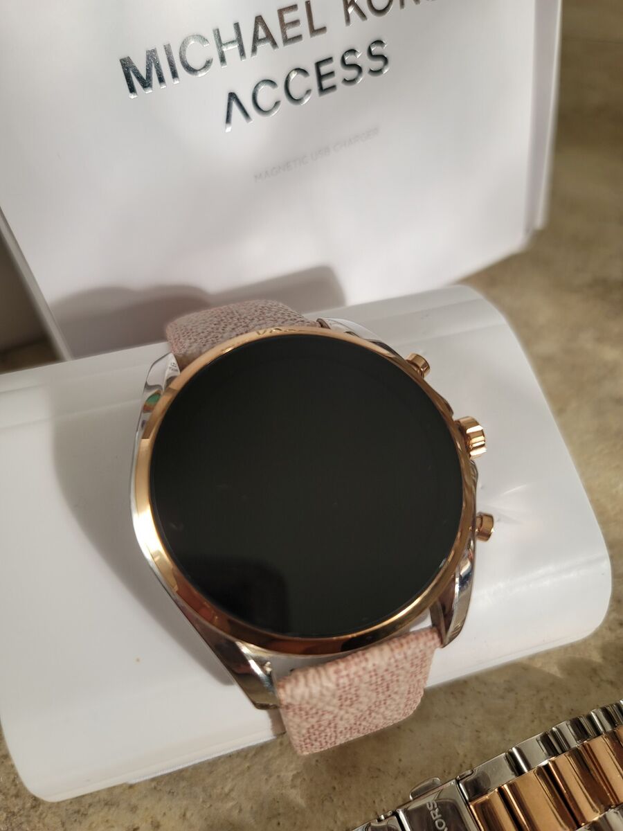 Michael Kors Gen 6 Bradshaw Two-tone Smartwatch Set MKT5137 Michael Kors Gen 6 Bradshaw Two-tone Smartwatch Set MKT5137