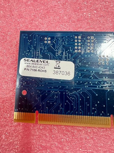 Sealevel 1-Port RS-232, RS-422, RS-485, RS-530 Serial Interface PCI Card - 第 4/4 張圖片