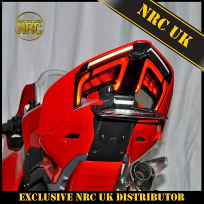 Ducati Streetfighter V4 Heck ordentlich mit integrierten Blinkern Standardplatte 25on