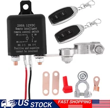 Car Battery Switch Disconnect Power Kill Master Isolator Remote Control 12V