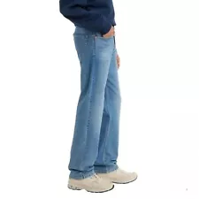 Levi's Mens 505 Regular Straight Leg Jeans 30x32 Mid-Rise Stretch Blue NWT