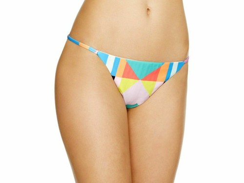 Mara Hoffman Espagueti Lado Bikini Parte Inferior XS Traje de Baño Natación Reversible- X9 - Imagen 4 de 5