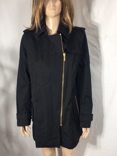 Women's NWT Michael Kors Black Casual Pockets Ziper Jacket Size M - Picture 2 of 7